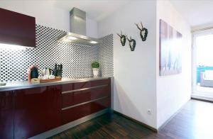 Kuchnia lub aneks kuchenny w obiekcie Vienna Penthouse 1