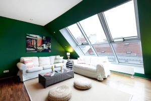 Część wypoczynkowa w obiekcie Vienna Penthouse 1