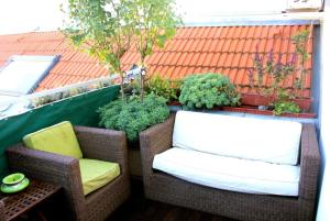 Część wypoczynkowa w obiekcie Vienna Penthouse 1