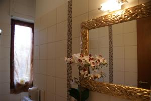 Koupelna v ubytování Hotel Michela