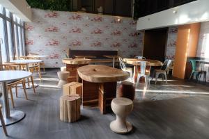 Istumisnurk majutusasutuses Cuna Hotel