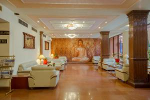 Istumisnurk majutusasutuses Hotel Vaishali
