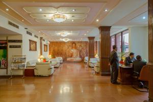 Posezení v ubytování Hotel Vaishali + 37 fotografií