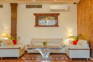 Istumisnurk majutusasutuses Hotel Vaishali
