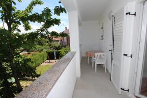Balkon lub taras w obiekcie Apartments Palaziol