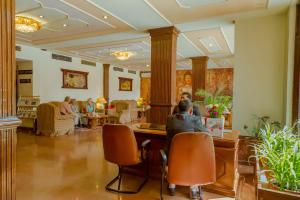 Istumisnurk majutusasutuses Hotel Vaishali