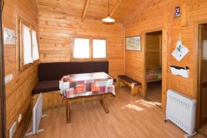 Posezení v ubytování Cabañas Vallecino