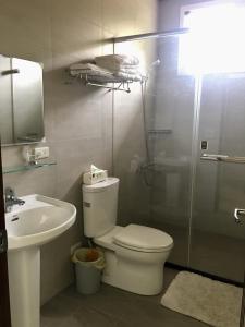 Koupelna v ubytování Fanny Manor B&B