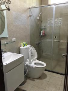 Koupelna v ubytování Fanny Manor B&B