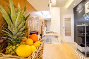 Kuchyň nebo kuchyňský kout v ubytování Amazing luxury apartment in Split