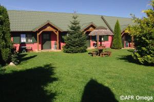 Vonkajšia záhrada v ubytovaní Bungalowy MARINA GREEN
