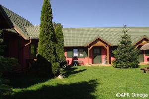 Vonkajšia záhrada v ubytovaní Bungalowy MARINA GREEN