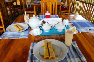 Frühstücksoptionen für Gäste der Unterkunft Sasvi Cabana