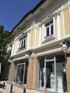 a store front of a building with windows at Студия Давидов "Studios Davidoff"- апартаменти под наем in Plovdiv