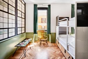 Postel nebo postele na pokoji v ubytování Generator Rome