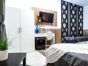 Kuchyň nebo kuchyňský kout v ubytování Magic Door Rome