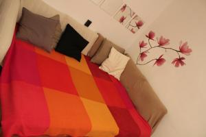 Postel nebo postele na pokoji v ubytování Nika's Apartment