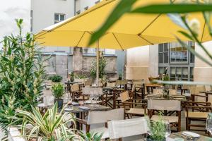 奧德貝格酒店餐廳或用餐的地方