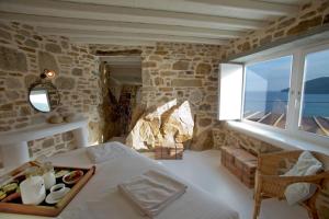 Posteľ alebo postele v izbe v ubytovaní Salty Houses