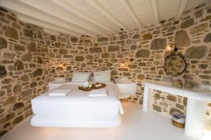 Posteľ alebo postele v izbe v ubytovaní Salty Houses