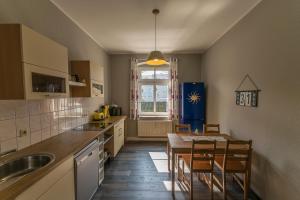 Η κουζίνα ή μικρή κουζίνα στο Appartments Endler