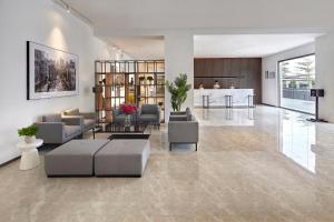 Posezení v ubytování Bridal Tea House Hotel-Free Shuttle Bus for Canton Fair