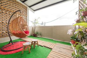 Zahrada ubytování E-Phone Homestay