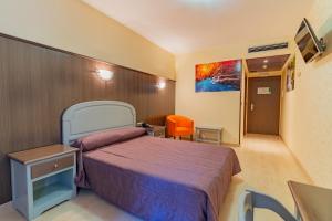TV a/nebo společenská místnost v ubytování Hotel Monreal Jumilla