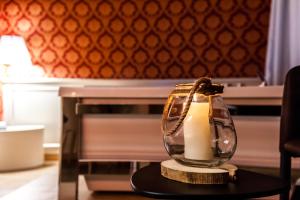 Příslušenství pro přípravu čaje a kávy v ubytování Hotel Terre Dei Salici