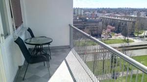 Balkón alebo terasa v ubytovaní Apartmani Borko