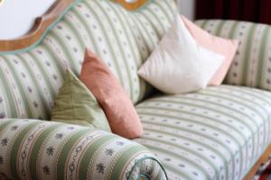 Postel nebo postele na pokoji v ubytování Landhaus Jürgens + 8 fotografií