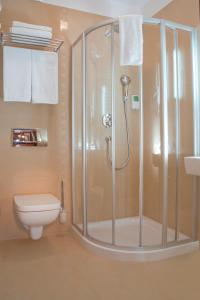 Koupelna v ubytování Kobza Haus Old Town