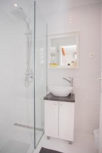 Kúpeľňa v ubytovaní Studio Apartment Škatula