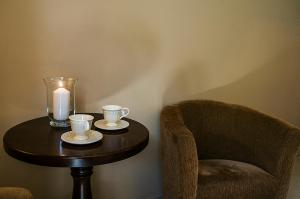 Część wypoczynkowa w obiekcie Apartament 6 Cappucino Pod Aniołem