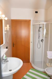 Koupelna v ubytování Casa di Clara