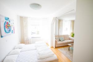 Postel nebo postele na pokoji v ubytování Apartma