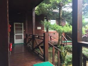 Balkón nebo terasa v ubytování Yu Ho Yuan Lesiure Homestay