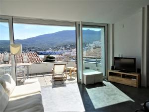 Nespecifikovaný výhled na hory nebo výhled na hory při pohledu z apartmánu