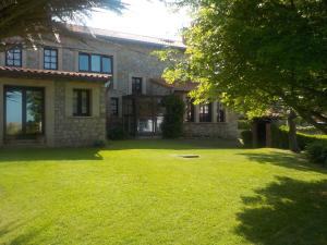 Zahrada ubytování Posada Tresvalle