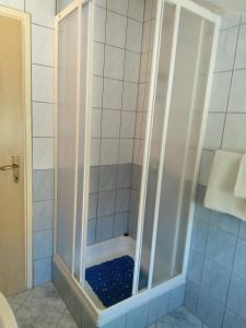 Kúpeľňa v ubytovaní Blue apartment + 12 fotografií