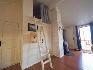 TV a/nebo společenská místnost v ubytování Eagle View Lofoten