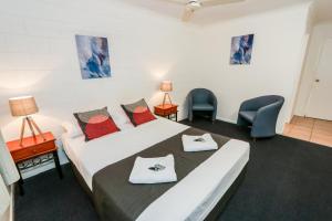 Postel nebo postele na pokoji v ubytování Miriam Vale Motel