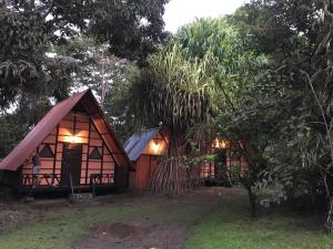 Jardín al aire libre en Los Mineros Guesthouse