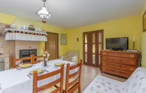 TV a/nebo společenská místnost v ubytování Apartments Rajko