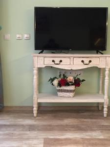 A television and/or entertainment centre at Sea Garden Delux