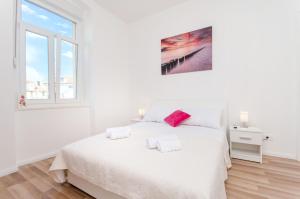 Postel nebo postele na pokoji v ubytování City Core Apartment