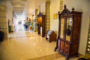 A área de receção ou átrio de Summit Parkview Yangon