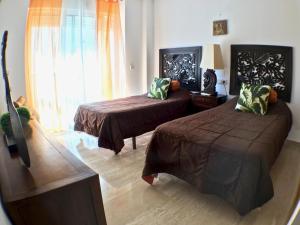 Postel nebo postele na pokoji v ubytování Residencia La Mina - Albir