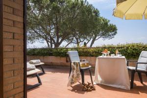 Balkón nebo terasa v ubytování Relais Santa Chiara Hotel - Tuscany Charme