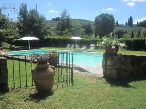 Bazén v ubytování Agriturismo Conca Verde nebo v jeho okolí